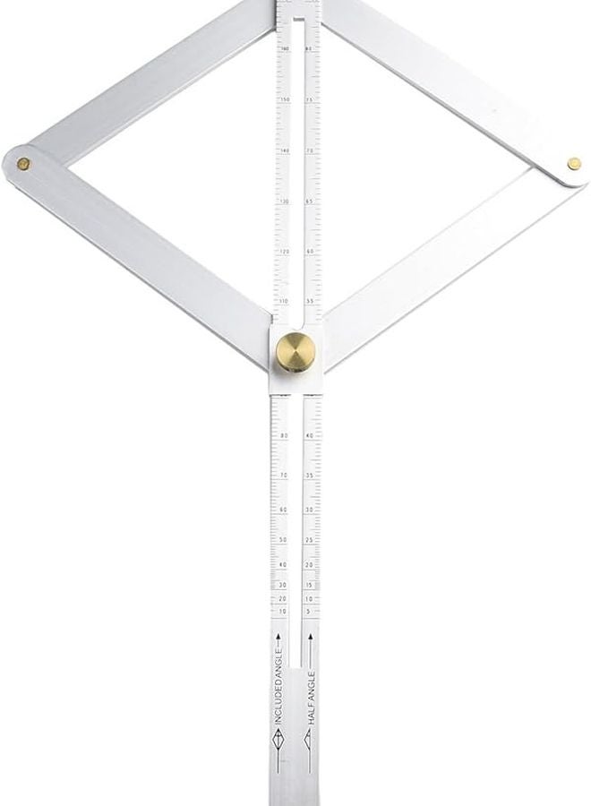 Stainless Steel Angle Finder Adjustable Protractor Sliding Bevel Square Multi Angle Ruler - Image 1