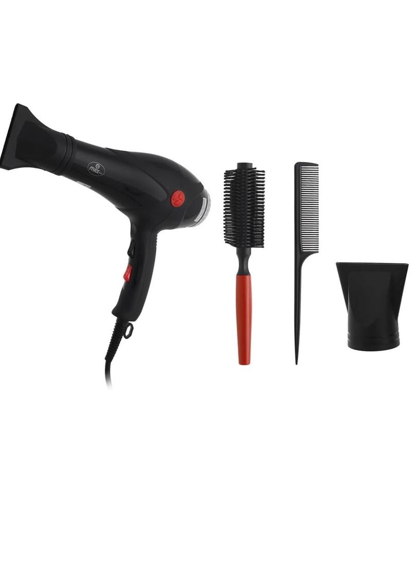 Max 8805 Ma Hair Dryer- Black - Image 3