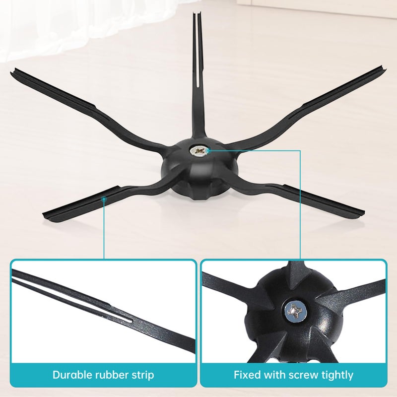 LOVECO مجموعة قطع الغيار LOVECO متوافقة مع Roborock S5 S5 Max S6 S6 MaxV S6 Pure E20 E25 E35 للكنس والمسح الروبوتي - Image 5