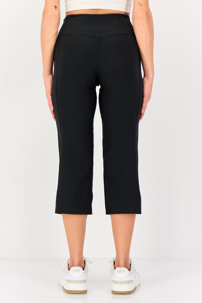 Nike Women Regular Fit Training Capri Pants, Black - Image 2
