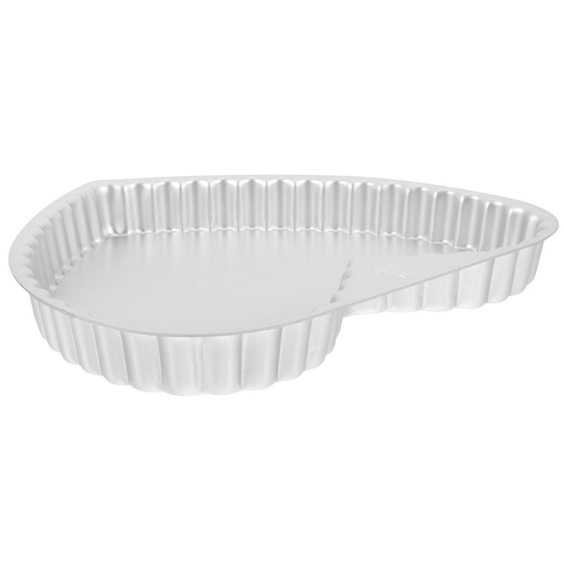 8 Inch Heart Shaped Baking Pan Removable Base Aluminum Alloy Nonstick Cake Mold - Image 2