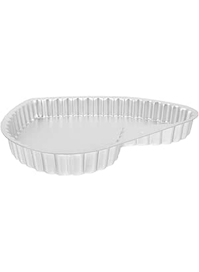8 Inch Heart Shaped Baking Pan Removable Base Aluminum Alloy Nonstick Cake Mold - Image 1