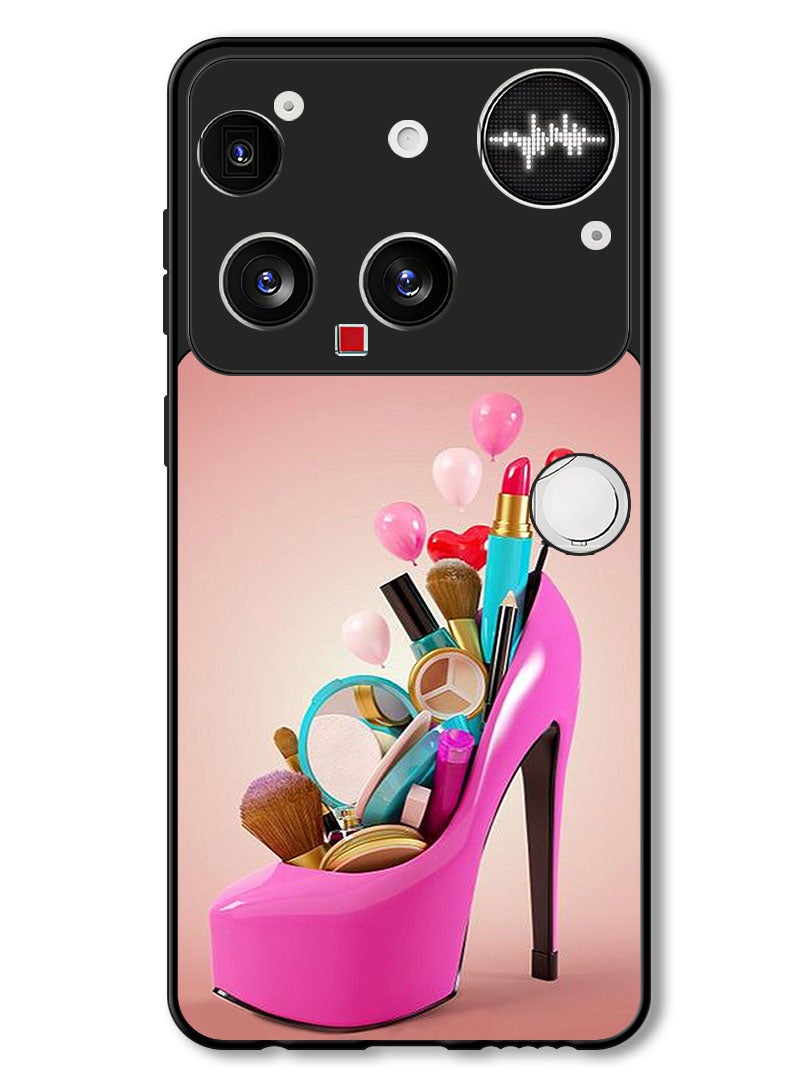 Theodor Case Compatible with Nothing Phone (3) 6.67 Inch Protection Shockproof Bumper Cover Shoe With Makeup Items - Image 1