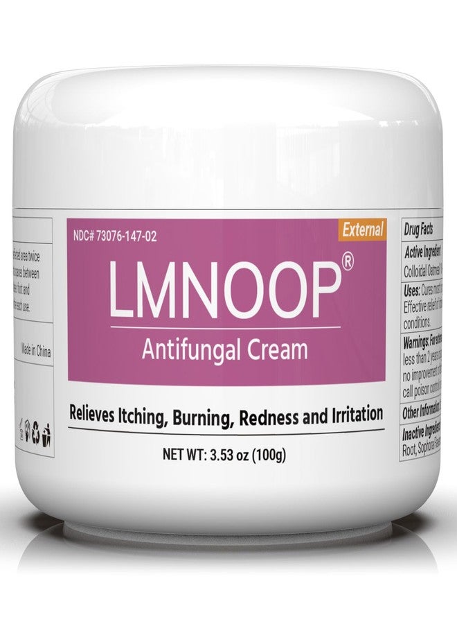 LMNOOP كريم مضاد للفطريات لقدم الرياضيين من LMNOOP، علاج فطري قوي إضافي مع مكونات عشبية طبيعية لعدوى القدم، حكة الفخذ، السعفة، تغير لون الجلد، 3.53 أونصة - Image 1