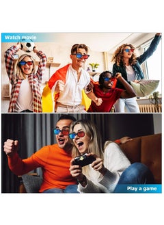 Furtey Red Blue 3D Glasses for Movie/Game  - Image 4