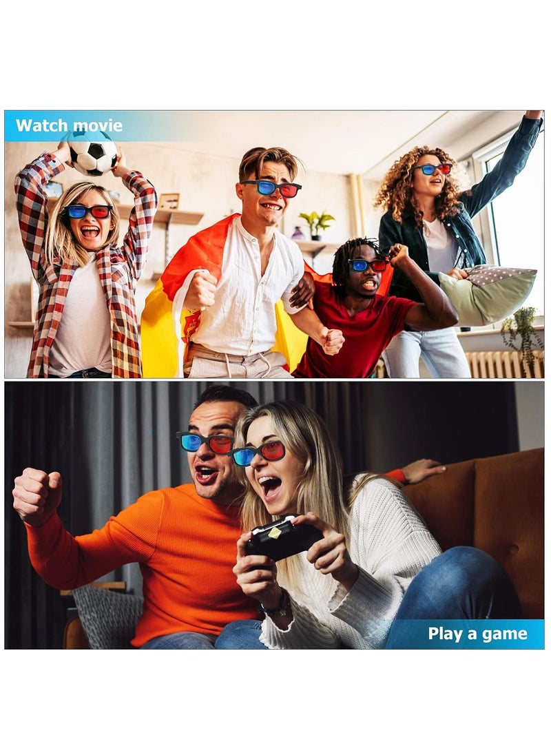 Furtey Red Blue 3D Glasses for Movie/Game  - Image 4