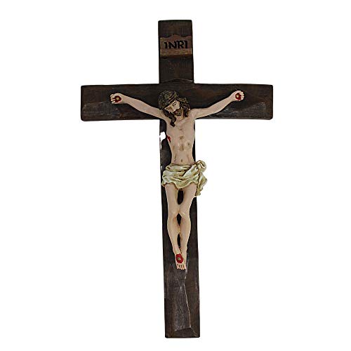 Roman Giftware Inc., Religious Crosses Collection, 8" H Beveled Wall Crucifix,Religious, Inspirational, Durable (1x5x8) - Image 1
