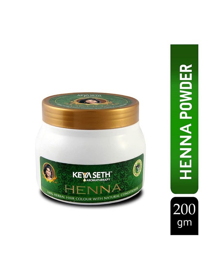 KEYA SETH AROMATHERAPY, DEVICE OF DROP KEYA SETH AROMATHERAPY, DEVICE OF DROP Henna Herbal Hair Color with Natural Conditioner for Long Healthy and Strong, Hair Fall Control & Repairs Damage Hair, 200g  - Image 2