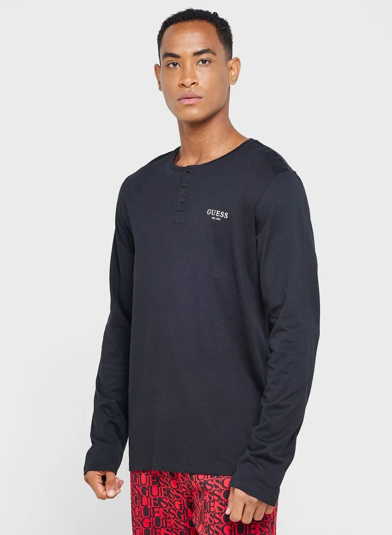 GUESS Logo Pyjama Set