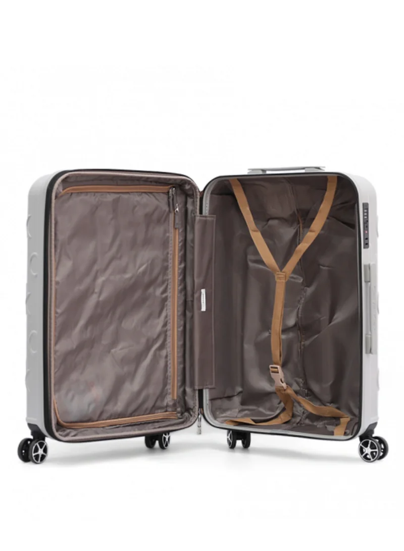 كالفن كلاين حقيبة سفر Insignia Hardside Spinner ذات العجلات، خفيفة الوزن للغاية من مادة ABS، 4 عجلات مزدوجة