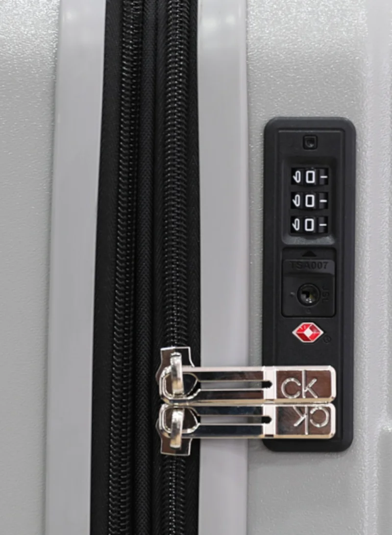 كالفن كلاين حقيبة سفر Insignia Hardside Spinner ذات العجلات، خفيفة الوزن للغاية من مادة ABS، 4 عجلات مزدوجة