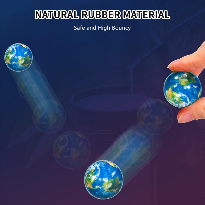 Pllieay 24PCS Space Solar System Eight Planets Themed Bouncy Balls for Kids Party Favors, Gift Bag Filling, 32mm - Image 4