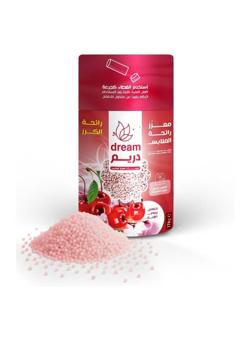 حبيبات معطرة للملابس برائحة الكرز، مناسب لجميع أنواع الأقمشة، 176جم