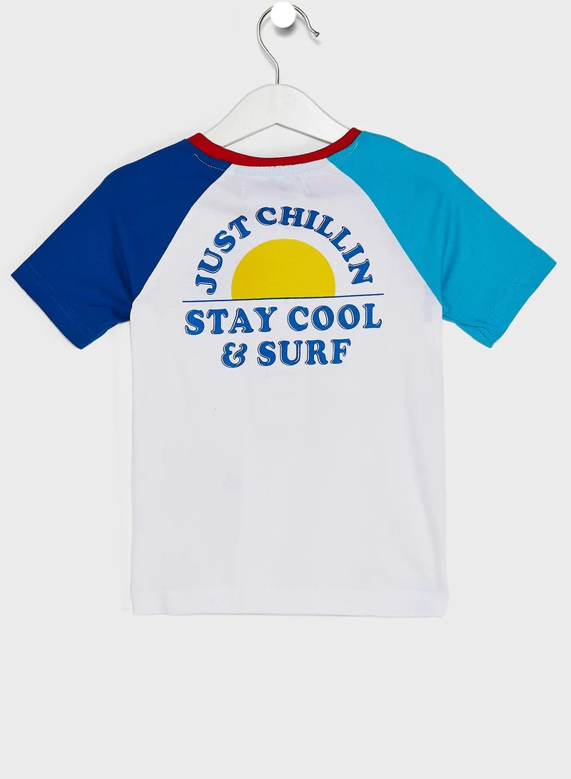 MINOTI Kids Colour Block T-Shirt