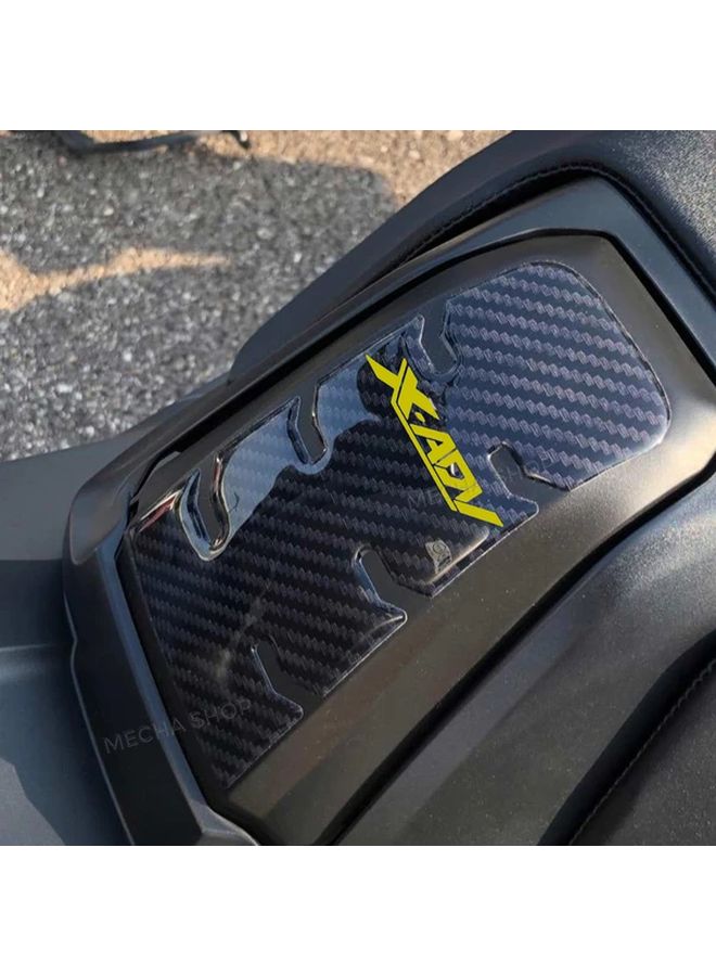 White 3D Tank Door Sticker For Honda X ADV 750 2017 2025 Carbon Fiber PVC Protector - Image 3