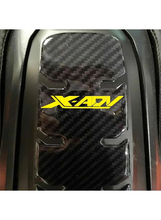 White 3D Tank Door Sticker For Honda X ADV 750 2017 2025 Carbon Fiber PVC Protector - Image 4
