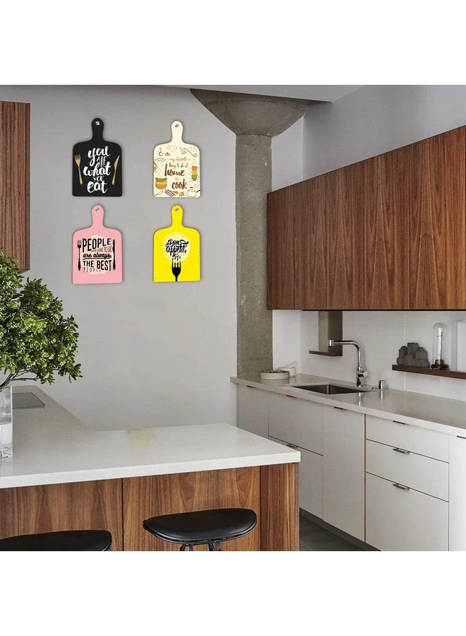 بيبر بلان ديزاين مجموعة من 4 قطع من ديكورات المطبخ والمنزل بتصميم طائرة ورقية (E) - Image 4