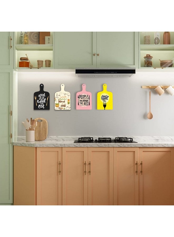 بيبر بلان ديزاين مجموعة من 4 قطع من ديكورات المطبخ والمنزل بتصميم طائرة ورقية (E) - Image 3