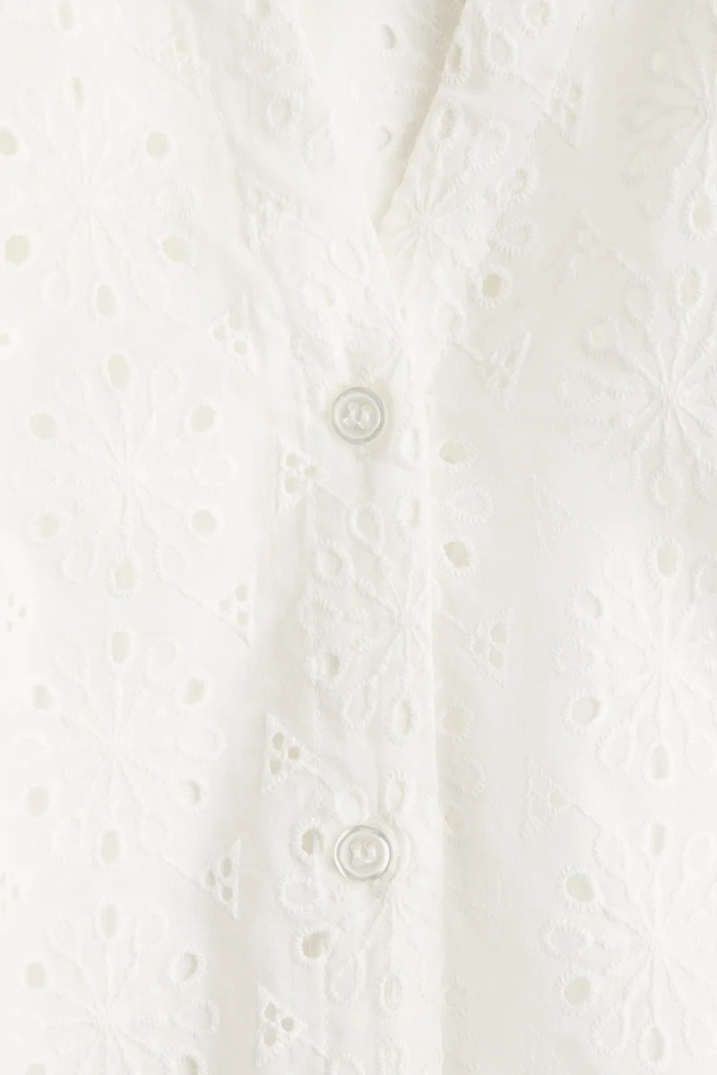 H&M  Broderie anglaise blouse for Women | Best Price UAE
