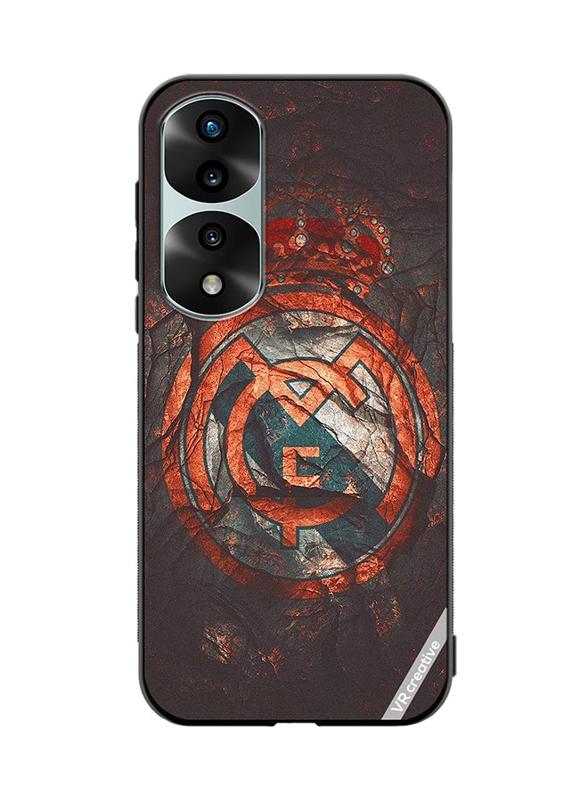 VR CREATIVE Protective Case Cover For Honor 70 Pro Real Madrid Cake Design Multicolour - Image 1