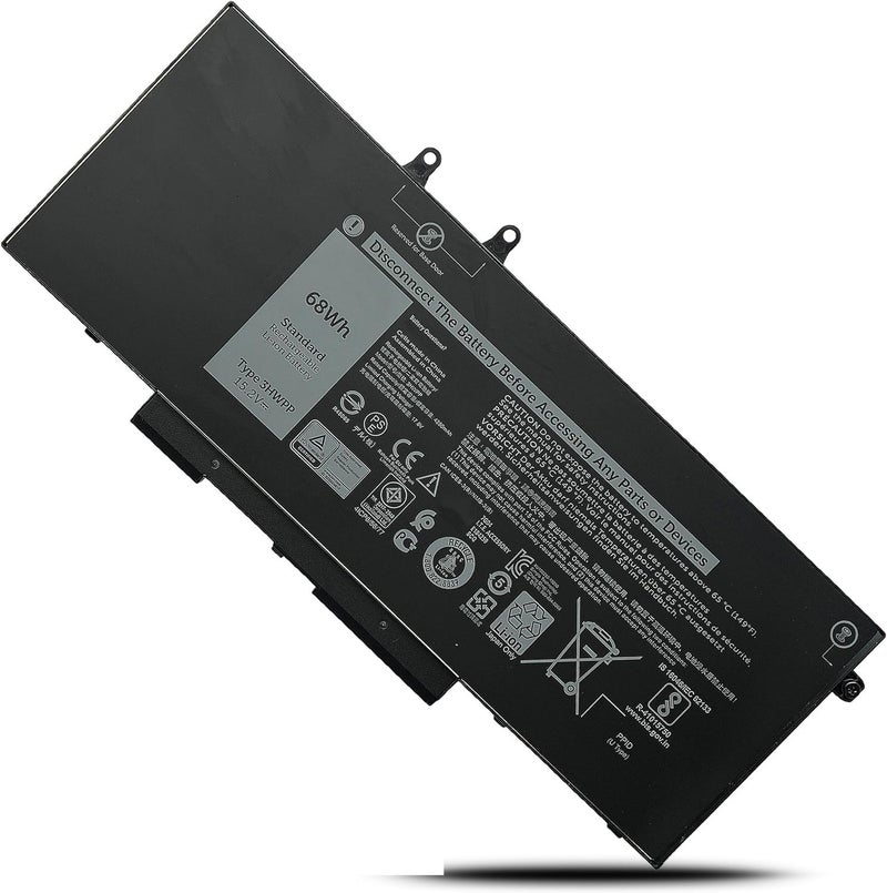WISTAR 3HWPP Laptop Battery for Dell Latitude 5401 5410 5411 5501 5510 5511 Precision 3541 3551 Inspiron 7706 2-in-1 17 7500/7506 2-in-1 Black 10X1J N2NLL 1VY7F 451-BCMN - Image 1