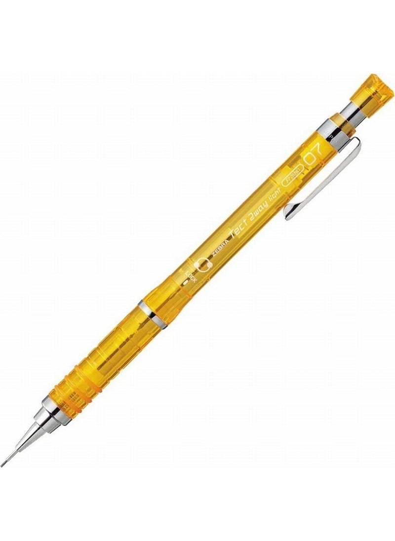 ZEBRA MAB42 - Yo Tect 2WAY Light Mechanical Pencil 0.7 mm - Yellow 