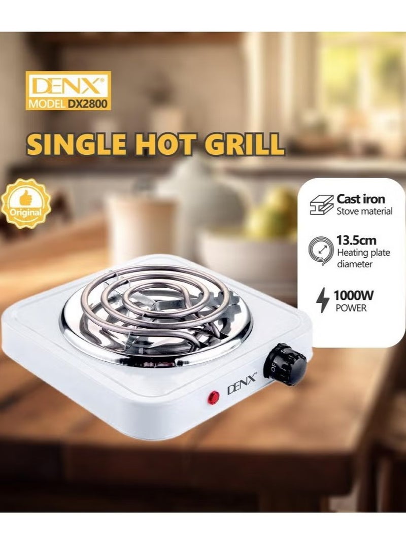 DENX DX2800 1000W Electric Stove