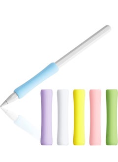 Excefore 6 Pieces Pencil Grips, Silicone Holder Sleeve, Case Compatible with Apple 1st and 2nd Generation  - Image 1
