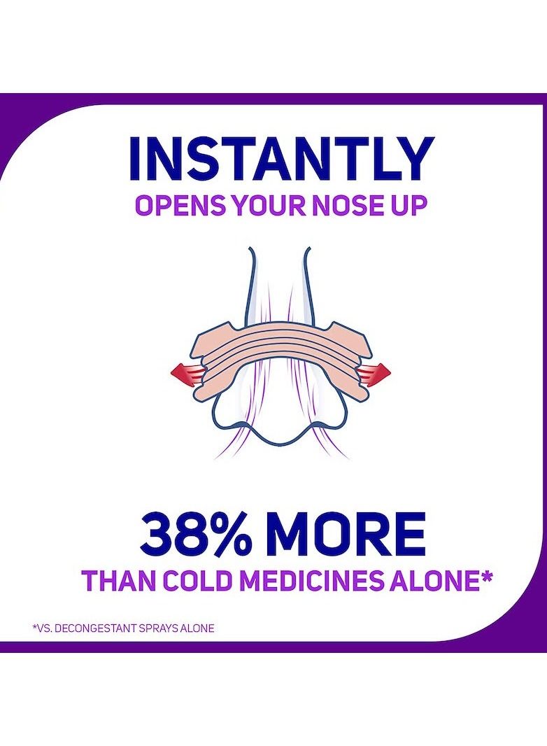 Breathe Right Nasal Strips Calming Lavender Scent Extra Strength Tan Nasal Strips Help Stop Snoring Snoring Solution & Nasal Congestion Relief Caused By Colds & Allergies 26 Count - Image 3