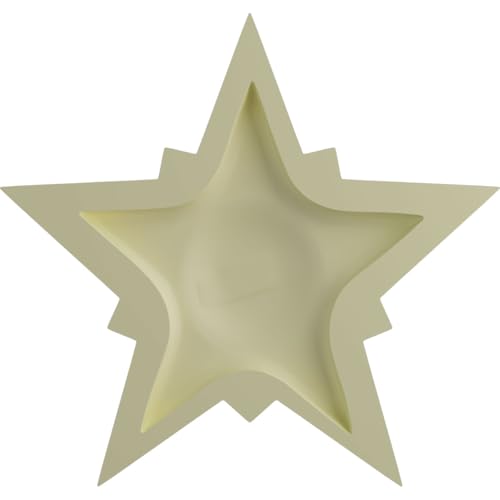 Ekena Millwork ONL08X08X01ST 8 1/4-Inch W X 8 1/4-Inch H X 1-Inch P Star Onlay - Image 4