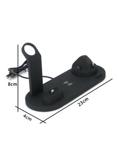 CATANES Wireless Charger for OnePlus 10 Pro Multiport Charging Station for Android iPhone Apple Watch with Type-C Micro USB Lightning Dock  - Image 4
