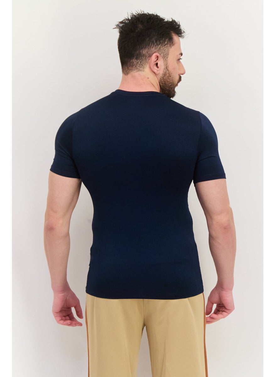 Men Sportswear Fit Short Sleeves Training T-Shirt, Navy - pzsku/Z3015D6BE2BBB87A073F9Z/45/_/1737642950/9c65414b-bc30-4723-8158-ac1449154117