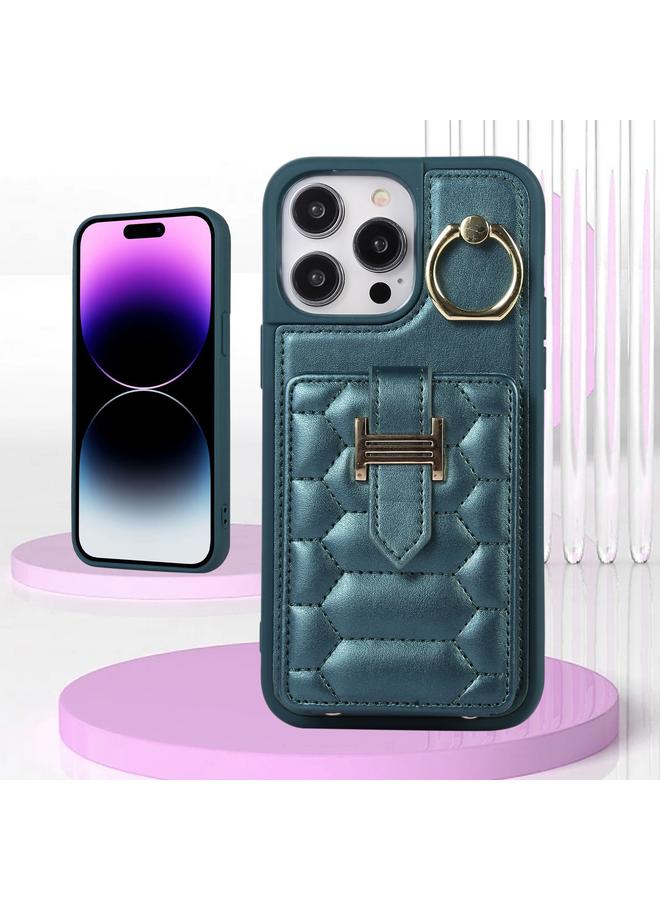 Zaboon Case For iPhone 12 Pro Vertical Card Bag Ring Holder Phone Case with Dual Lanyard - Image 2