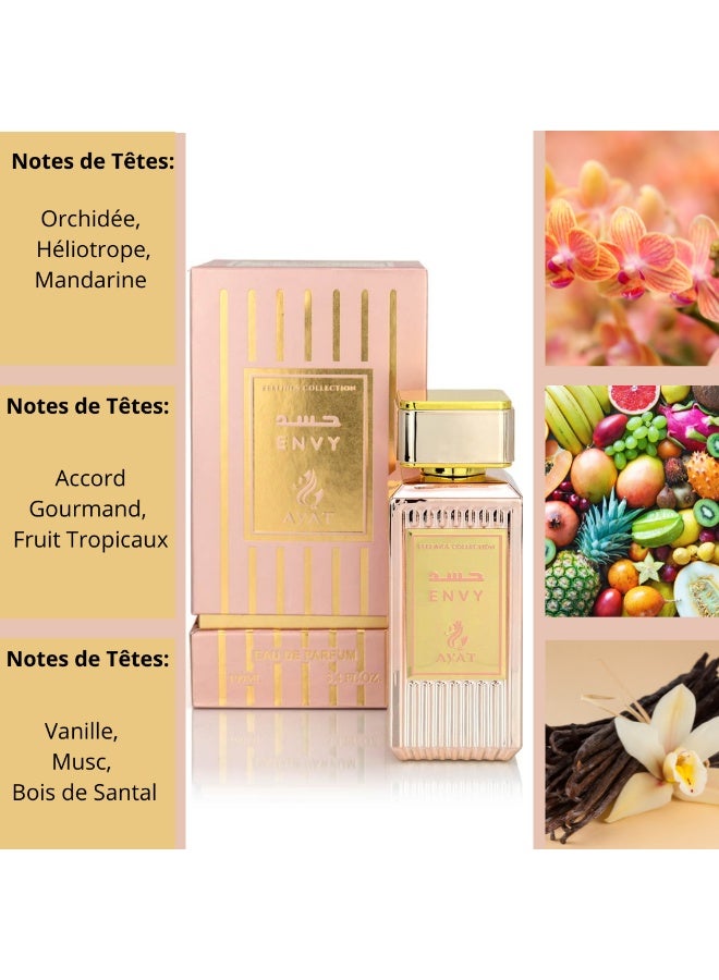 Ayat Perfumes Envy – Ayat Perfumes Feelings Collection | Elegant Long Lasting Extrait de Parfum | Green Floral Perfume 100ML Unisex - Image 2