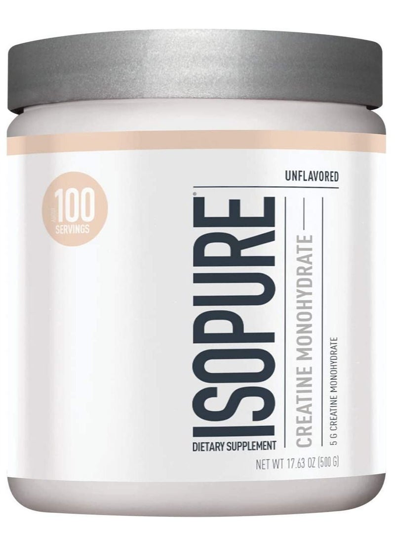 Natures Best Unflavored Creatine Monohydrate Powder 500g - Image 1