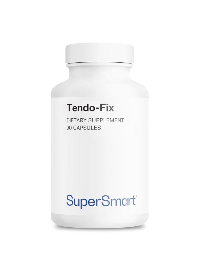SuperSmart Tendo-Fix 750 mg Per Day - Increases Joint Mobility with Collagen | Non-GMO & Gluten Free - 90 Vegetarian Capsules - Image 1