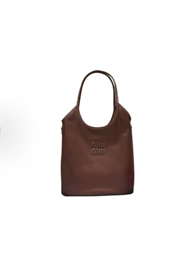 Miu Miu Miu Bill of Lading Shoulder Crossbody Lady Brown  - Image 1