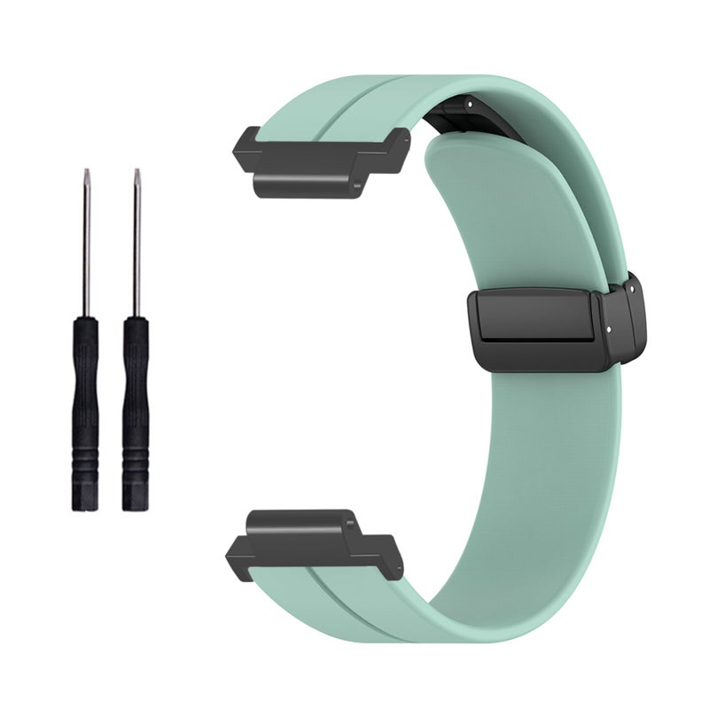 Smartwatch: Adjustable Strap - Comfortable Fit, Vibrant Mint Green - Durable High-Quality Material, Personalized Look for Daily Wear, Style Matching - Image 1