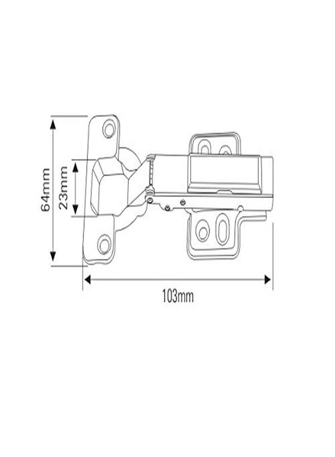 Spider Stainless Steel Auto Concealed Hinge, Inset. (AHS261-16 Degree) (Pack of 5 Pairs) - Image 3