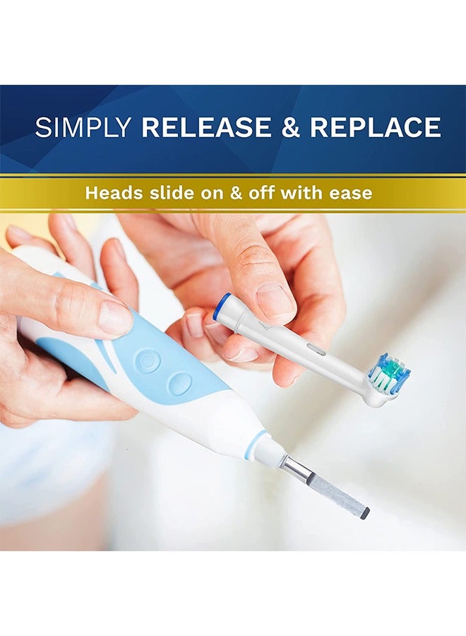 4 استبدال القطع رؤوس فرشاة الأسنان الكهربائية -رؤوس استبدال فرشاة الأسنان الكهربائية الاحترافية -متوافقة مع فرشاة الأسنان -ب - Image 5