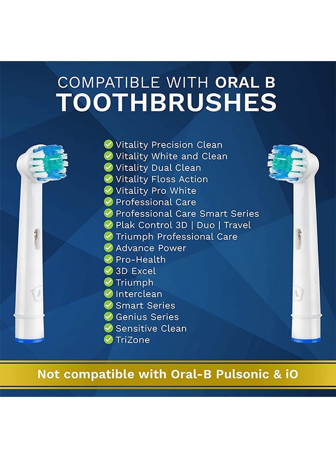 4 استبدال القطع رؤوس فرشاة الأسنان الكهربائية -رؤوس استبدال فرشاة الأسنان الكهربائية الاحترافية -متوافقة مع فرشاة الأسنان -ب - Image 3
