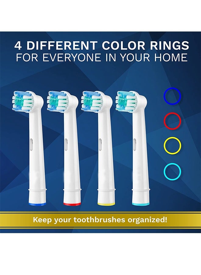 4 استبدال القطع رؤوس فرشاة الأسنان الكهربائية -رؤوس استبدال فرشاة الأسنان الكهربائية الاحترافية -متوافقة مع فرشاة الأسنان -ب - Image 2