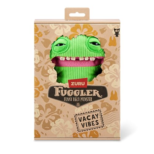 Fuggler فوجلر فايبز العطلة من زورو، وحش قبيح مضحك، دمية، قابلة للجمع، لعبة (سمالي أو رايلي - أخضر) - Image 2