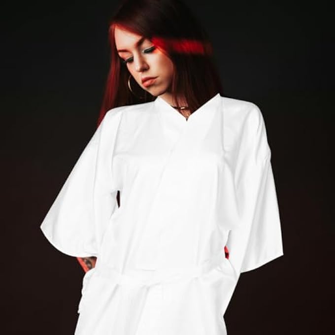 TRADITIONAL JAPANESE KIMONO UNDERDRESS WHITE LONG SLEEVE ELEGANT POLYESTER COMFORTABLE FOR WOMEN COSPLAY FESTIVE OCCASIONS WEDDING DAILY - Image 5