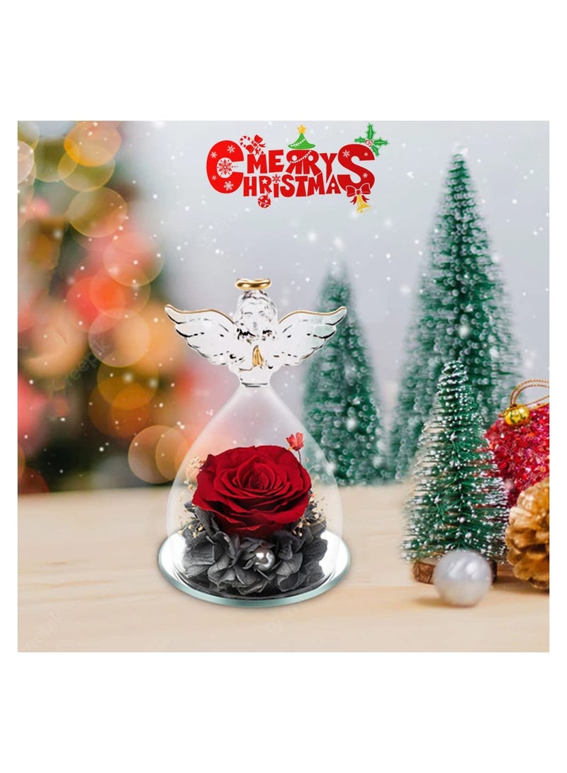 SYOSI Preserved Flower Rose Mothers Day Birthday Gifts for Mom Wife Preserved Rose Flower in Crystal FigurinesGifts for Women Her Girlfriend on Anniversary Wedding  Day - Image 5