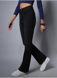 HIGH STAR Stretchable Bootcut Jeans with Pockets by Styli  - Image 3