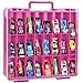 ALCYON Double Sided Toy Storage Organizer Case for Hot Wheels Car for Matchbox Cars for Mini Toys for Small Dolls Carrying Box Container Carrier with 48 Compartments Purple Box Only - Image 3