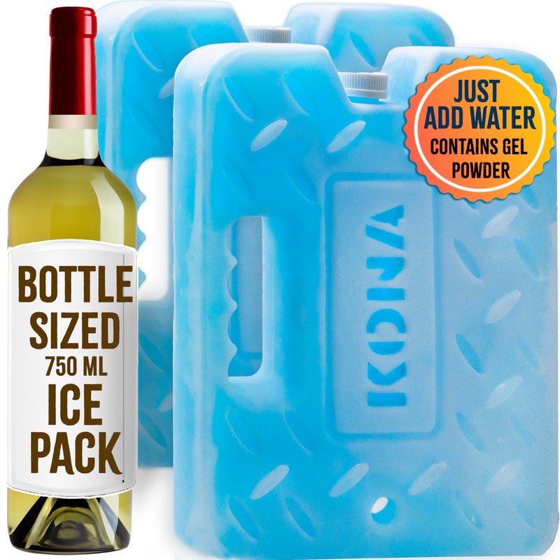 Kona Blue Ice Large Ice Packs for Coolers - Long Lasting Design - Refreezable Reusable Cooler Ice Pack (2) - Image 3