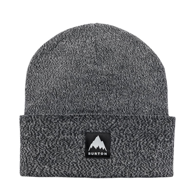 BURTON Recycled Kactusbunch Tall Beanie, True Black / Stout White Marl, One Size - Image 1