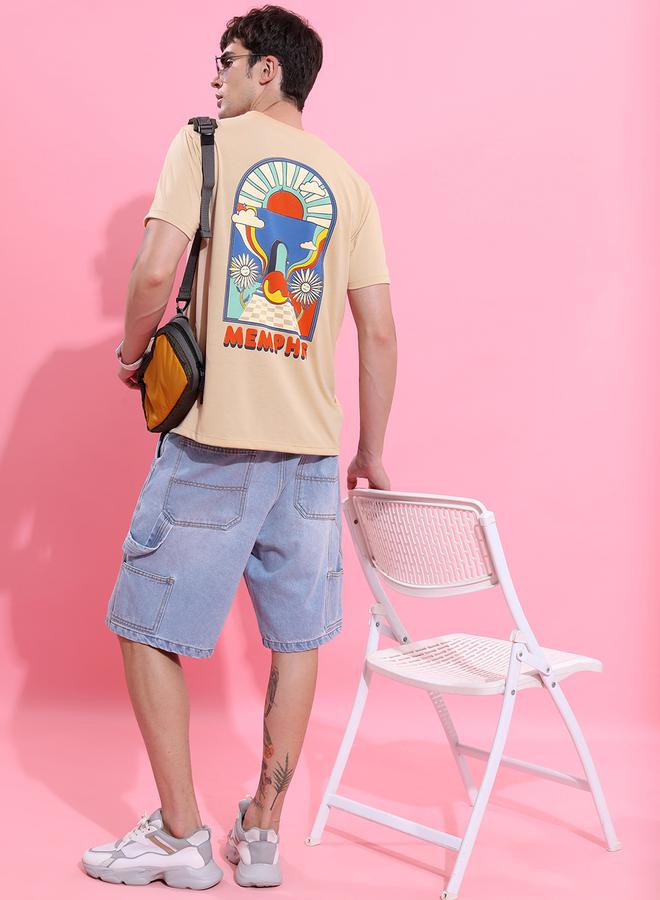 كيتش تيشيرت بياقة دائرية وطبعة جرافيك بقصة مريحة من ستايلي - Image 2